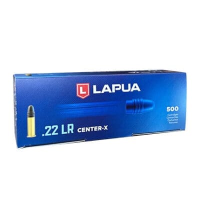 Lapua: Center-X .22 LR Ammuntion, 500 round/Brick