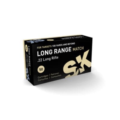 SK Ammo: Long Range Match .22LR, 500 Round Brick