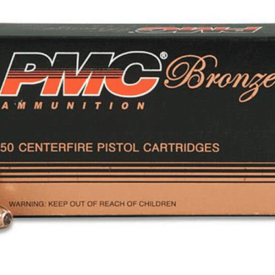 PMC Bronze 9MM Luger 115 GR Ammo 50 Round Box